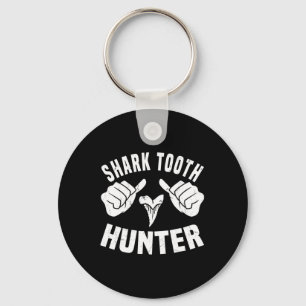 Porte-clés Drôle Chasseur de dents de requin Costume Amour De