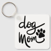 Porte-clés Drôle Chien Paw Chien Maman (Recto)