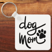 Porte-clés Drôle Chien Paw Chien Maman (Recto)