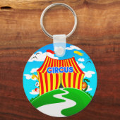 Porte-clés Drôle cirque, porte - clé (Recto)