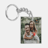 Porte-clés Drôle Citrouille Halloween heureux (Devant gauche)