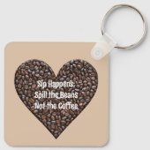 Porte-clés Drôle Coffre de café Métal (Dos)