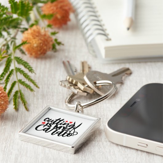 Porte-clés Drôle Coiffeur de coiffure pour coiffeur de coiffu (Côté)