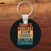 Porte-clés Drôle Conception de Cribbage Pour Hommes Femmes Je (Recto)