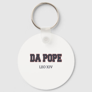 Porte-clés Drôle Cool Da Pape Chemise Dieu Béni Pape Leo Xiv
