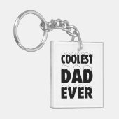 Porte-clés Drôle Coolest Papa Jamais Fête des pères | Porte-c (Devant gauche)