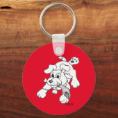 Porte-clés Drôle crayon de charbon de bois Dessin main dans l (Recto)