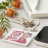 Porte-clés Drôle Cupcake Baking Grandma cite Cupcake Lover (Devant Droit)