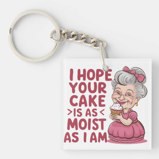 Porte-clés Drôle Cupcake Baking Grandma cite Cupcake Lover (Devant)