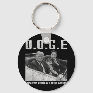 Porte-clés Drôle D.o.g.e Démocrates Doge Officiellement Se Dé