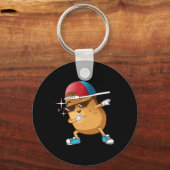 Porte-clés Drôle Dabbing Potato Cadeau Cool Danser Spuds Hip- (Recto)
