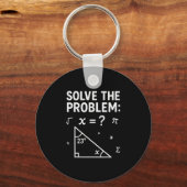 Porte-clés Drôle de 67 Math Meme Résoudre le problème Enseign (Recto)