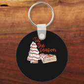 Porte-clés Drôle de conception de l'arbre de Noël de la saiso (Recto)