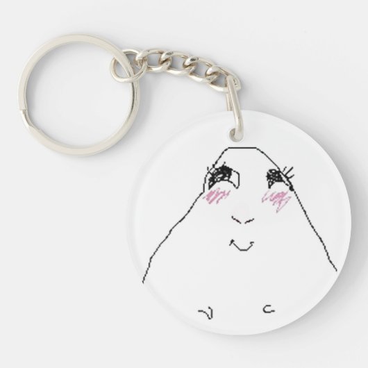 Porte-clés drôle de hamster mignon (Devant)