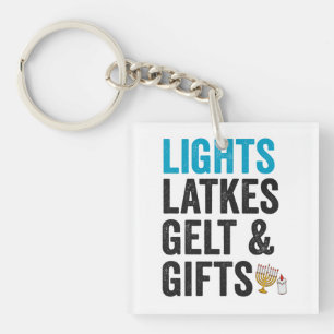 Porte-clés Drôle de latke Hanukkah Cuisine juive Vacances Hum