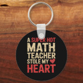 Porte-clés Drôle de maths Une super prof de maths sexy m'a vo (Recto)