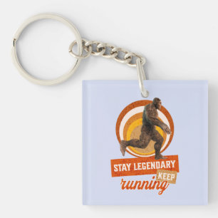 Porte-clés Drôle de motivation de course de Bigfoot