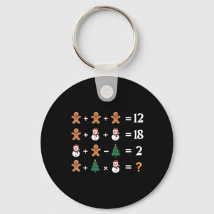 Porte-clés Drôle de Noël 6 7 Meme Ordre Des Opérations Mathém