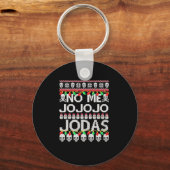 Porte-clés Drôle de Noël Pas de Jo Jo Jo Blagues (Recto)