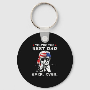 Porte-clés Drôle de papa Trump Vous êtes le meilleur papa qui