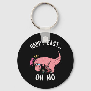 Porte-clés Drôle de Pâques Joyeux Est... Oh Non Trex Dinosaur
