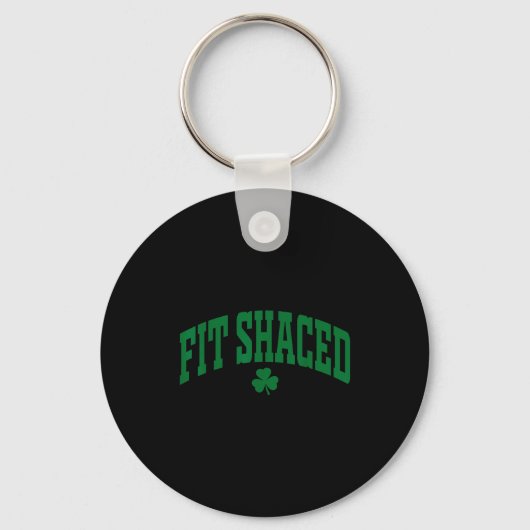 Porte-clés Drôle de Saint-Patrick en forme en état d'ébriété (Recto)