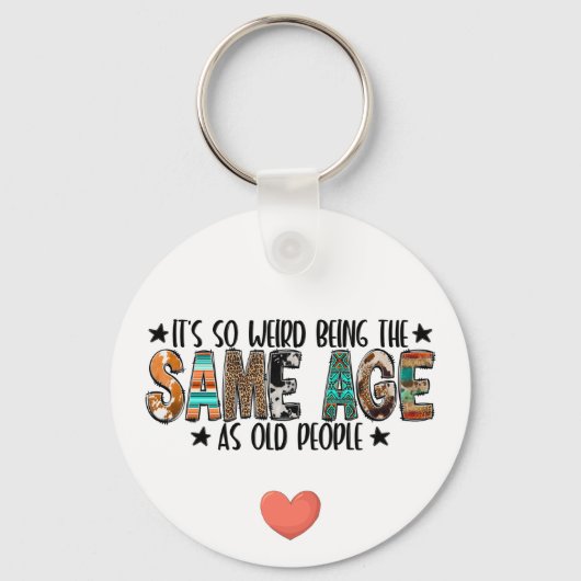 Porte-clés Drôle de vieilles porte - clés (Recto)