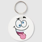 Porte-clés drôle de visage (Verso)