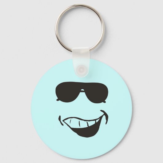 Porte-clés drôle de visage ! (Recto)