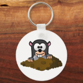 Porte-clés Drôle dessin animé mole (Recto)