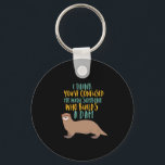 Porte-clés Drôle dessin de Otter confondu avec castor de barr<br><div class="desc">Je pense que vous m'avez confondu avec quelqu'un qui construit un barrage. C'est un castor. Marchandises amusantes pour ceux qui aiment la loutre de mer et d'autres animaux mignons, apprécient l'humour, le jeu de mots, les plaisanteries et les citations pleines d'esprit. Marchandises graphiques parfaites pour votre séjour zoo ou safari....</div>