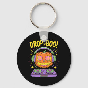 Porte-clés Drôle Edm Dj Halloween Citrouille