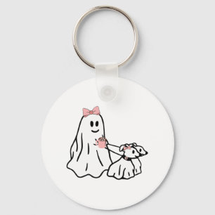 Porte-clés Drôle Fantôme Marcher Chien Saison Éffrayante Hall