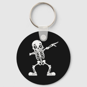 Porte-clés Drôle Halloween Dabbing Squelette Crâne Hommes gar