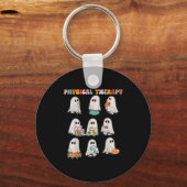 Porte-clés Drôle Halloween Ghost Physiothérapie Pt Physique (Recto)