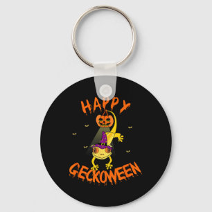 Porte-clés Drôle Halloween mignon Crested Eyelash Gecko Citro