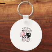 Porte-clés Drôle Halloween rose Fantôme Spooktacular Chat Fab (Recto)