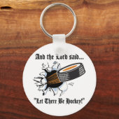 Porte-clés Drôle Hockey (Recto)