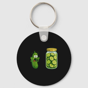 Porte-clés Drôle hurler Pickle Jar Cucumber Joke Mème Humo