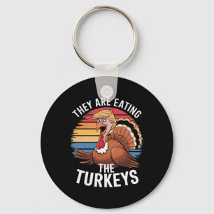 Porte-clés Drôle Ils Mangent Les Dindons Thanksgiving Hum
