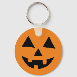 Porte-clés Drôle Jack O Lanter Halloween Art Simple Jack O