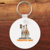 Porte-clés Drôle Jam de la Giraffe de Pun (Recto)