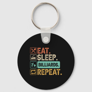 Porte-clés Drôle Jeu de Billard 9-ball Joueur Papa Cue Stick 