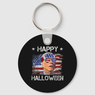 Porte-clés Drôle Joe Biden Quatre 4 Juillet Joyeux Halloween