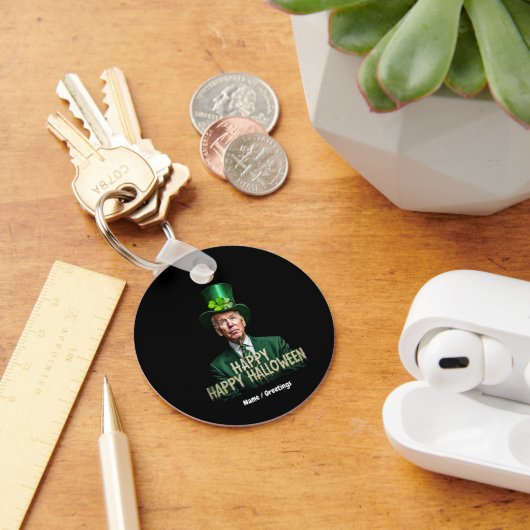 Porte-clés Drôle Joe Biden St Patrick's Day Confus (Bureau)