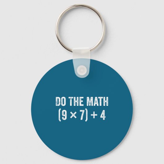 Porte-clés Drôle Le Math 67 Mème (Recto)