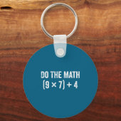 Porte-clés Drôle Le Math 67 Mème (Recto)