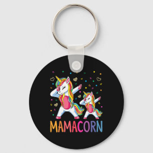 Porte-clés Drôle Mamacorn Unicorn Costume Maman Fête des Mère