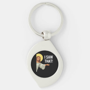 Porte-clés Drôle Mème Jésus J'Ai Vu Que Citation Chrétienne D