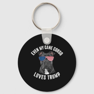 Porte-clés Drôle Même Mon Corso De Canne Aime Trump Politique